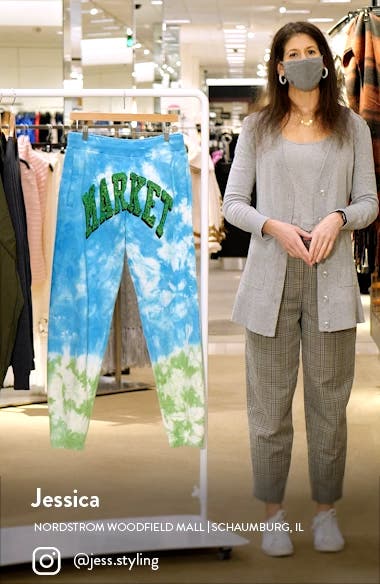 MARKET Cow Arc Tie Dye Sweatpants 
