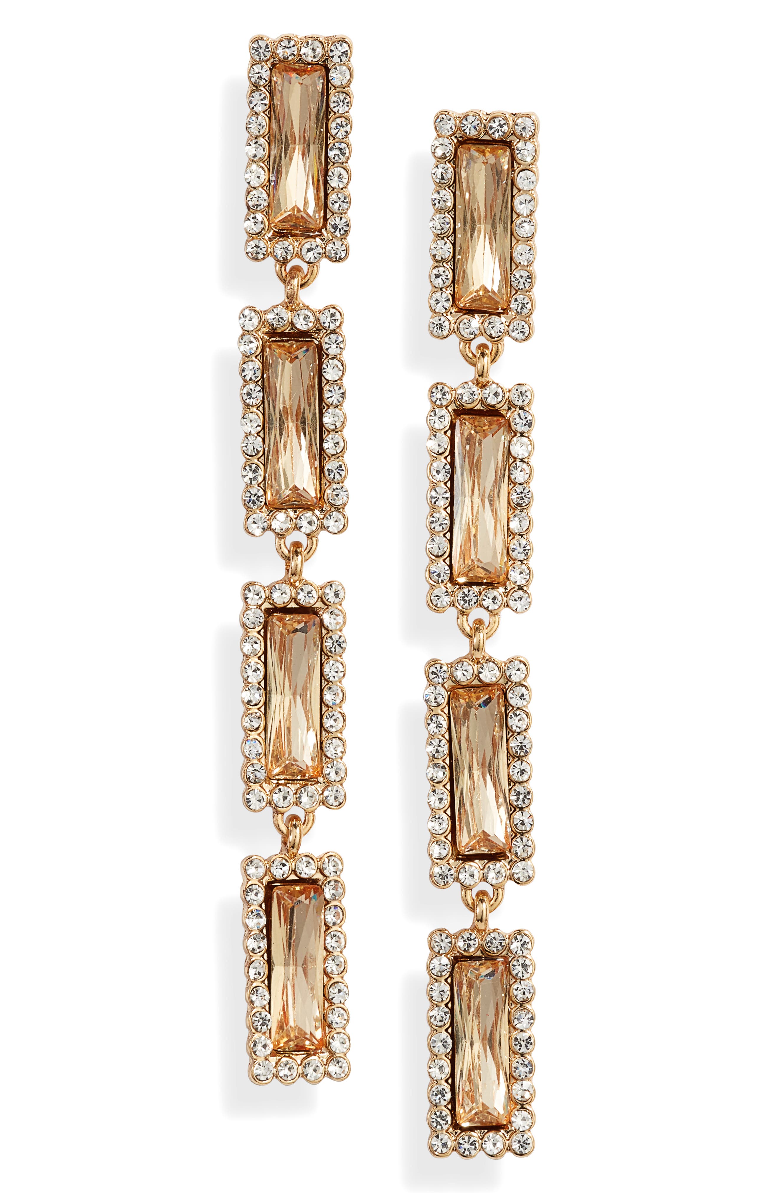 nordstrom crystal drop earrings
