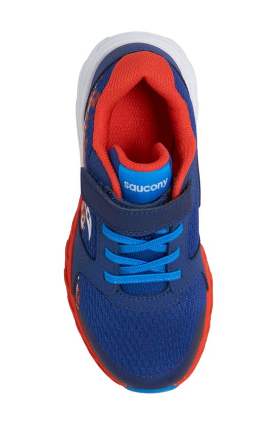 Shop Saucony Kids' Wind A/c 2.0 Sneaker In Navy/ Red/ Whi