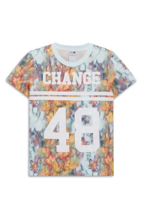 Puma X Collina Strada Cotton Graphic T-shirt In Frosted Dew-aop