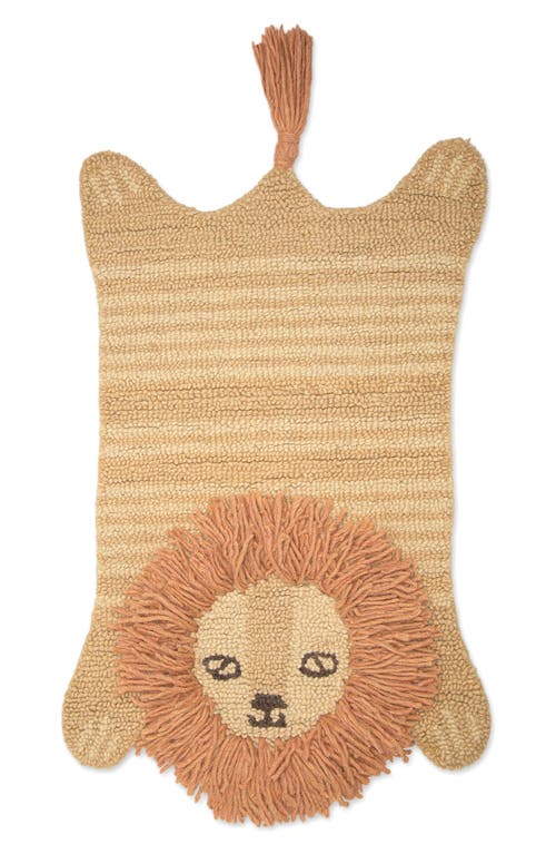 CRANE BABY Safari Animal Accent Rug in Brown Lion at Nordstrom