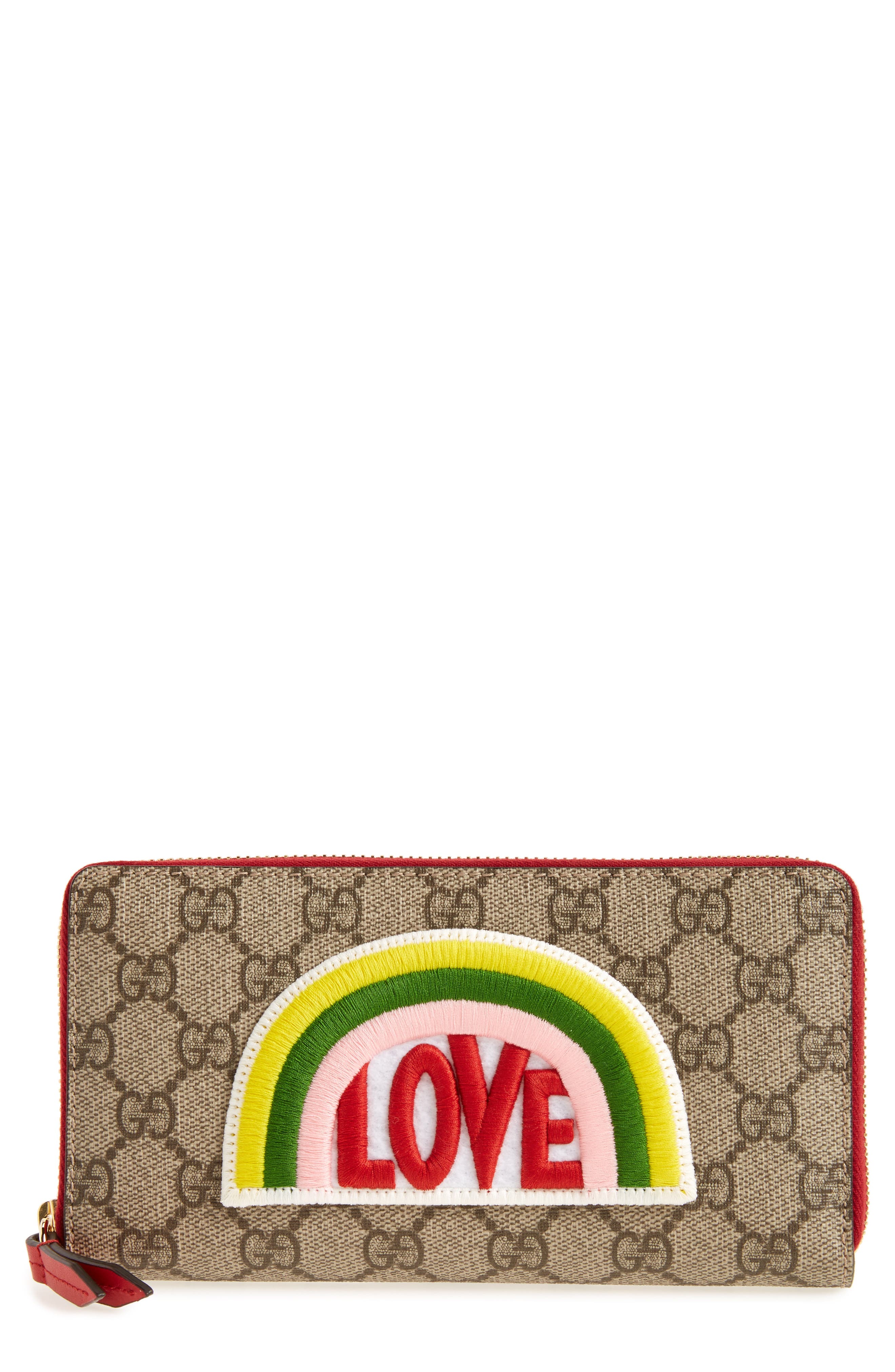 gucci patch wallet