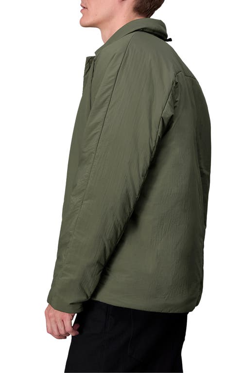 Shop Rag & Bone Henderson Insulated Shirt Jacket In Forgreen