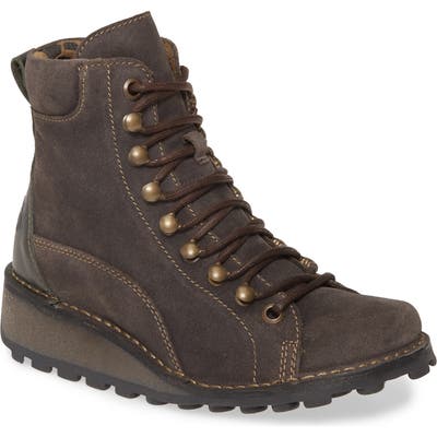 Fly London Malu Moto Boot, Grey