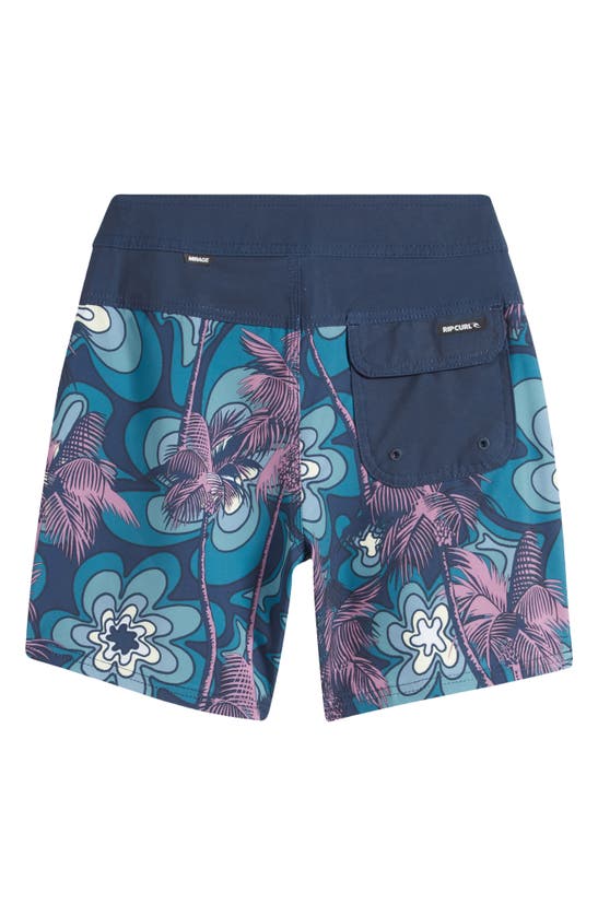 Shop Rip Curl Kids' Mirage Mason Barrel Board Shorts In Dusty Purple