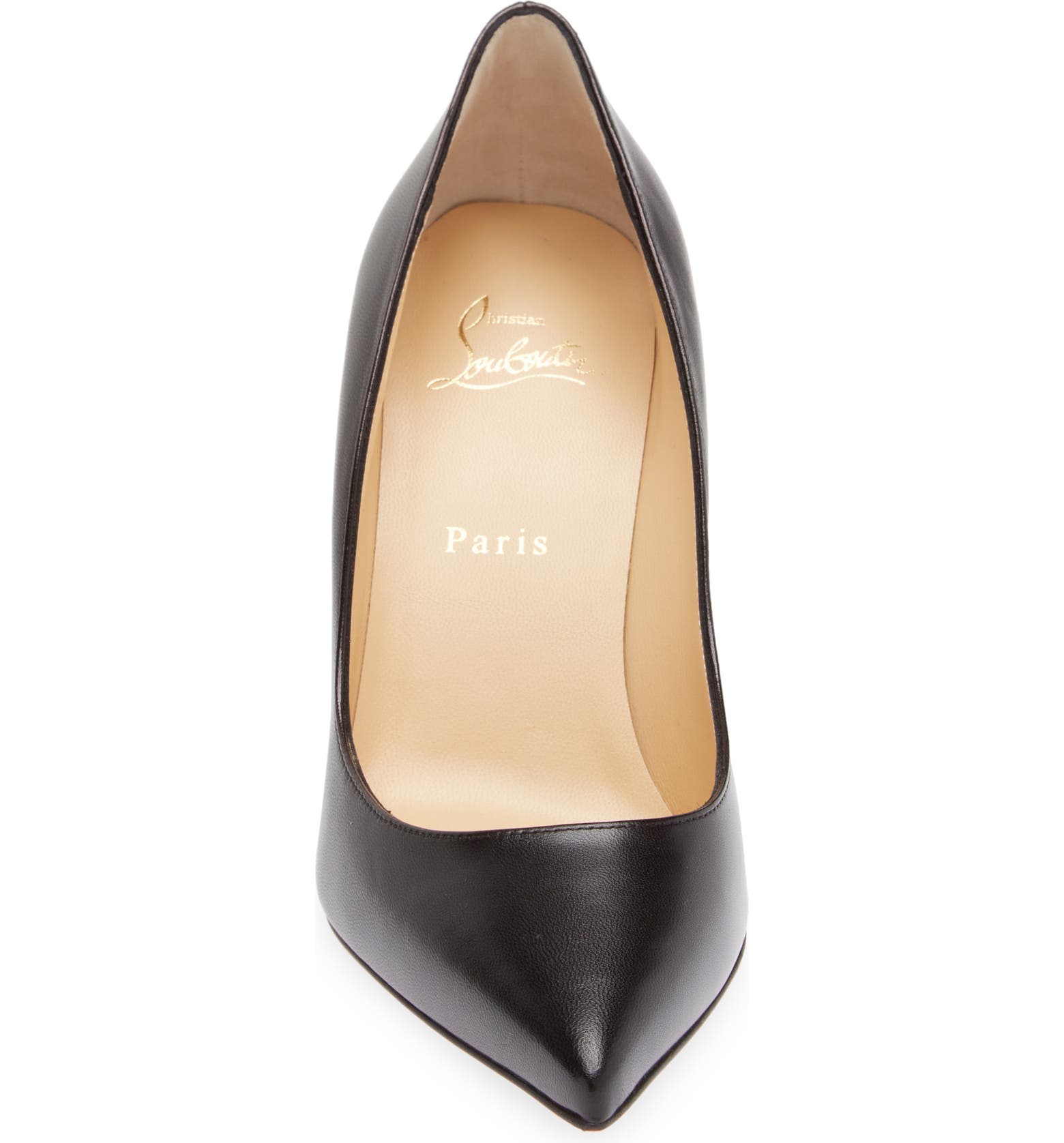Christian Louboutin Apostrophy Pointy Toe Leather Pump | Nordstrom