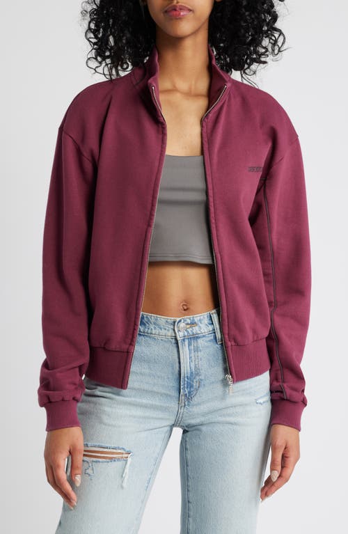 Iets Frans Hailey Track Jacket in Burgundy 