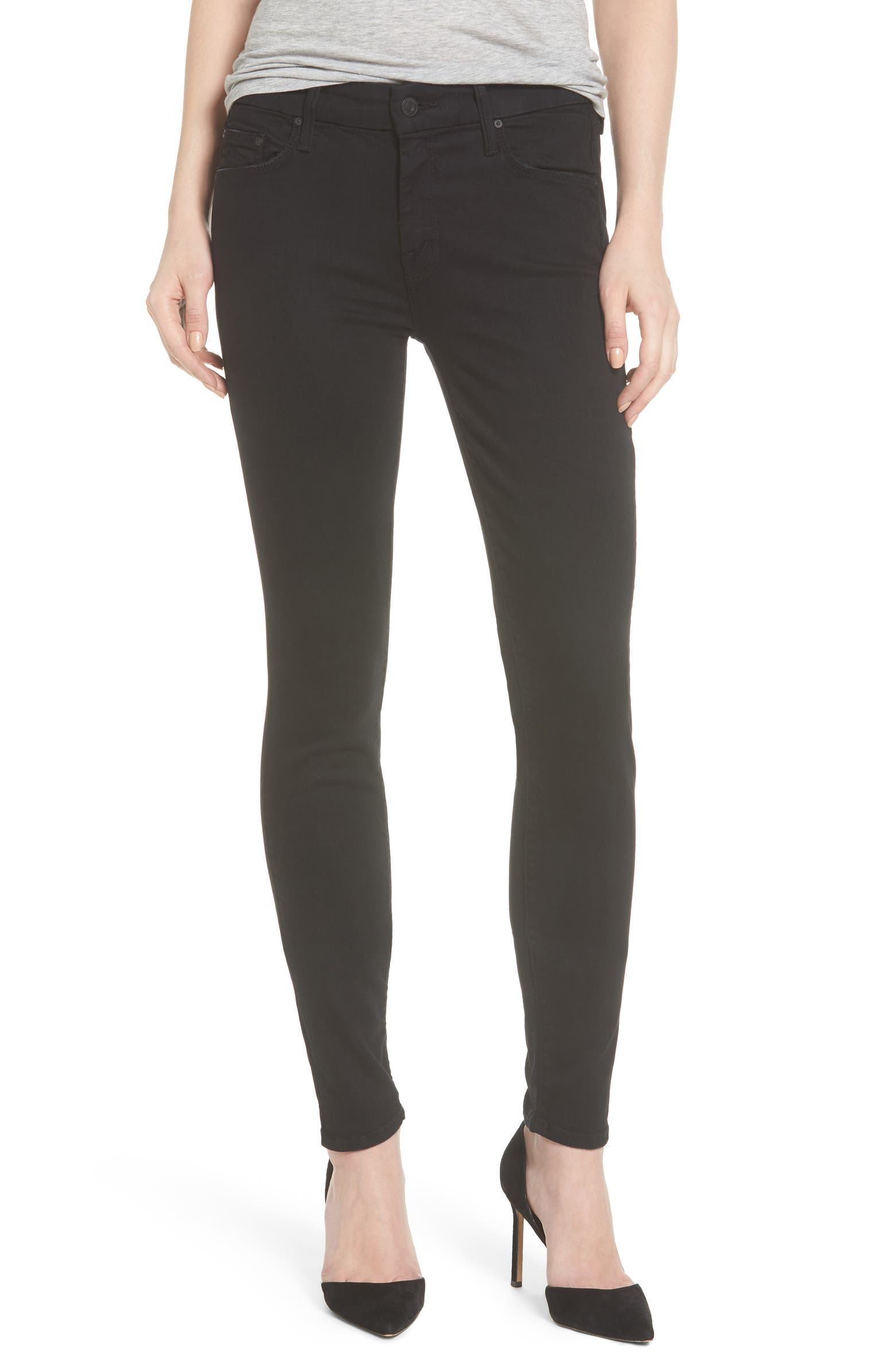 MOTHER 'The Looker' Mid Rise Skinny Jeans (Not Guilty) | Nordstrom
