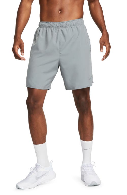 Nike Dri-fit Challenger Athletic Shorts In Gray