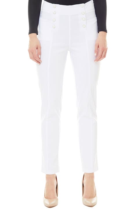 Womens White Pants, Cotton Pants, White Trousers, Bohemian Trousers,  Minimalist Pants, Low Crotch Pants, Formal Trousers, Tapered Pants -   Canada
