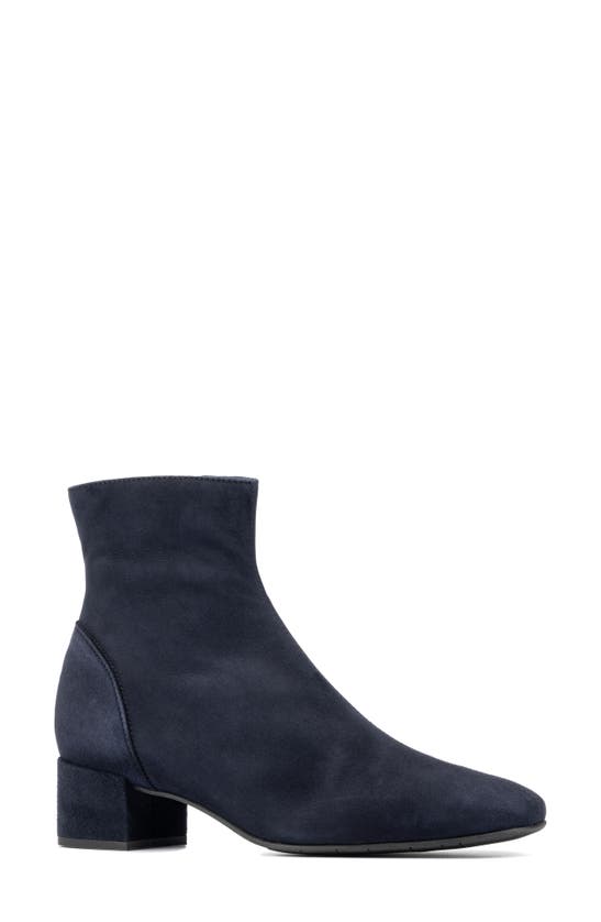 Aquatalia Larra Weatherproof Bootie In Navy