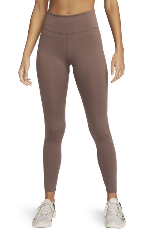 Nike One Dri-FIT Leggings in Plum Eclipse/White at Nordstrom, Size Xx-Small