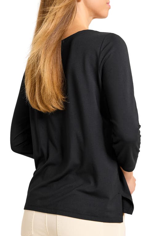 Shop Tommy Bahama Kona Isles Knit Top In Black