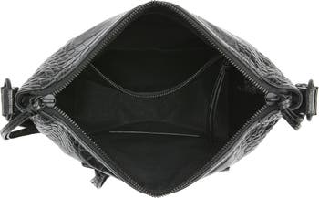 Balenciaga X-Small Neo Classic Croc Embossed Leather Hobo Bag $1850