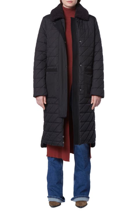 Arie Long Quilted Coat – Loka Boutique