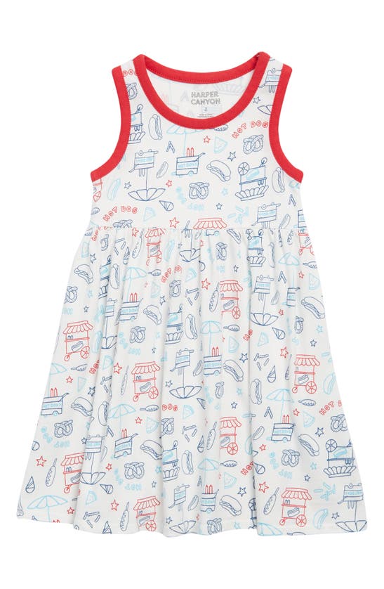 HARPER CANYON KIDS' PRINT TANK DRESS
