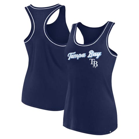 Milwaukee Brewers Profile Women's Plus Size Tank Top - Navy