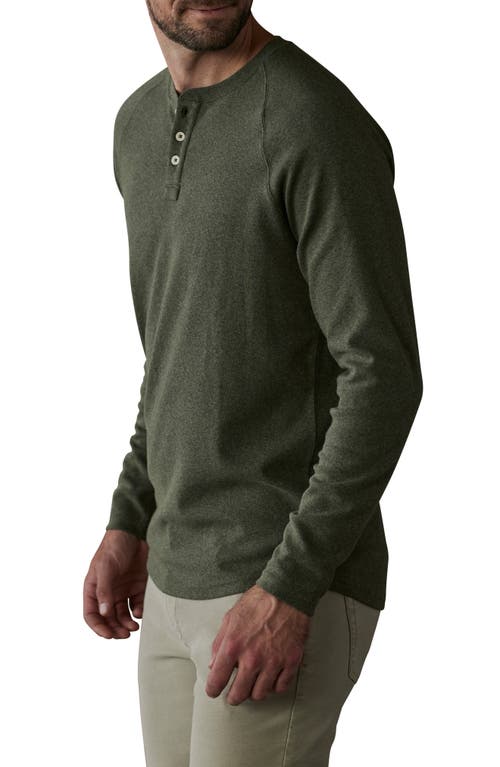 Shop The Normal Brand Puremeso Everyday Henley In Oakmoss