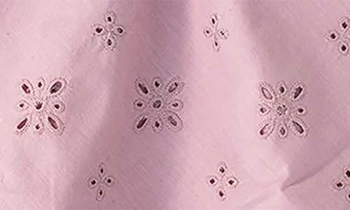 Shop Juliska Eyelet Set Of 4 Cotton Napkins In Lilac