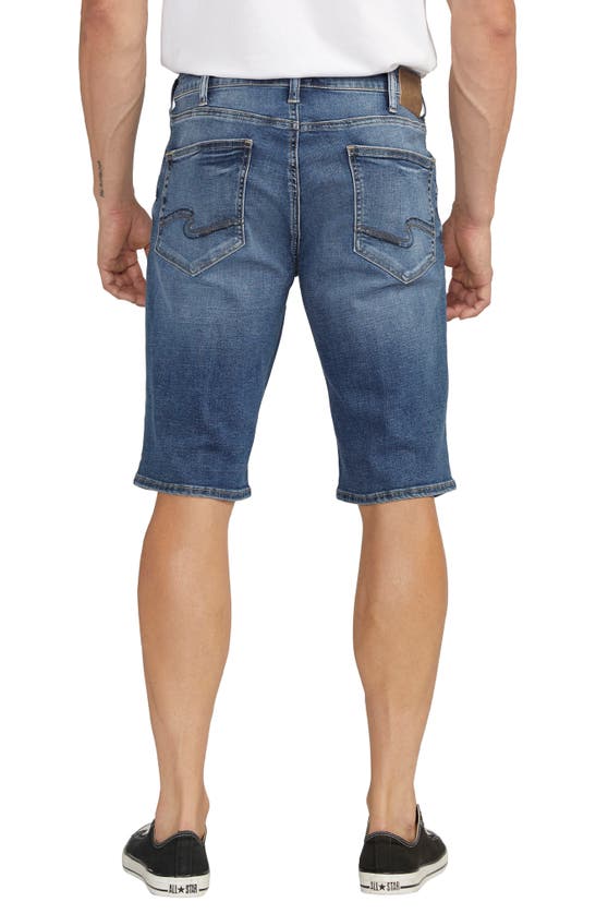 Shop Silver Jeans Co. Grayson Classic Relaxed Fit Denim Shorts In Indigo