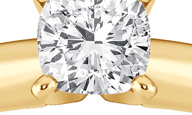 Shop Badgley Mischka Collection Cushion Cut Lab Created Diamond Engagement Ring In Yellow