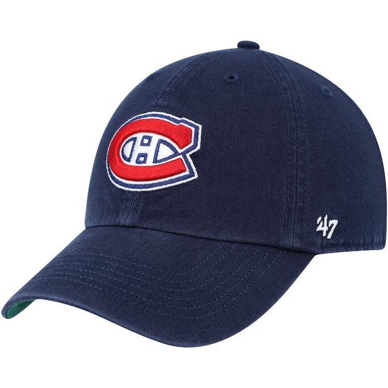 47 Brand '47 Navy Montreal Canadiens Franchise Fitted Hat In Navy