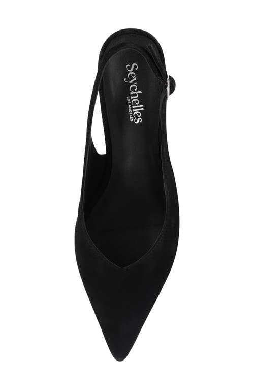 SEYCHELLES SEYCHELLES CANDLELIGHT SLINGBACK POINTED TOE KITTEN HEEL PUMP