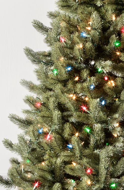 Shop Balsam Hill Vermont White Spruce® Pre-lit Artificial Tree In Color And Clear Led