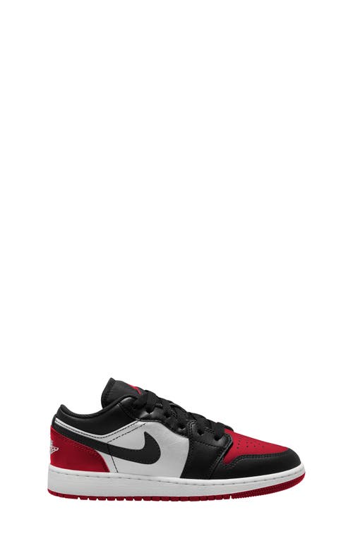 Shop Jordan Air  1 Low Sneaker In White/black/red