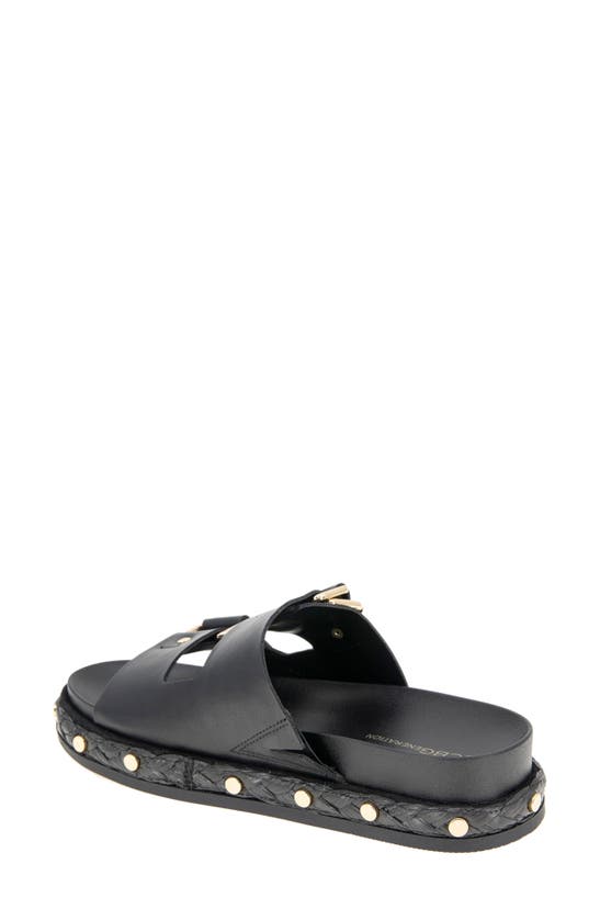 Shop Bcbgeneration Bindie Slide Sandal In Black