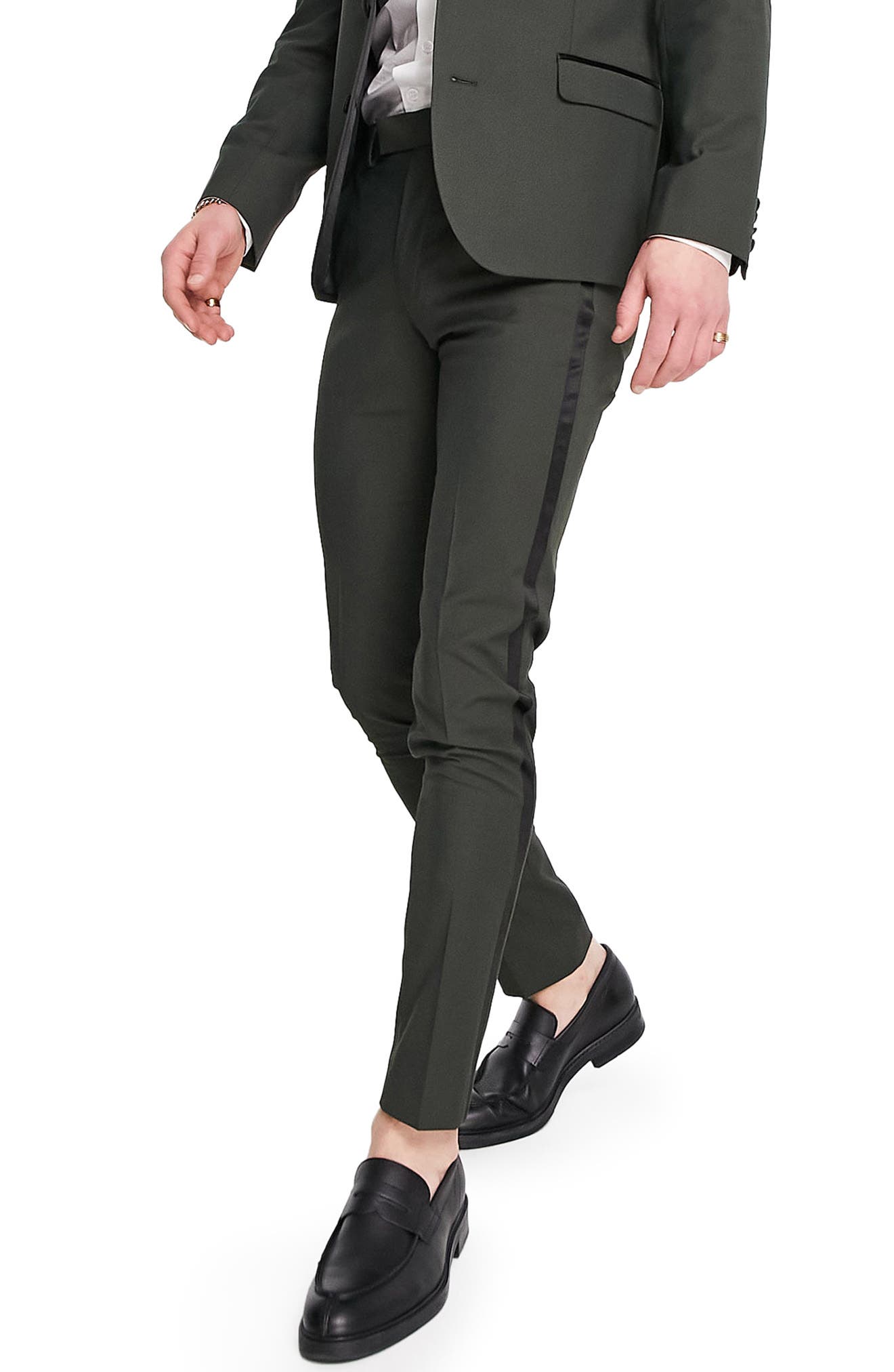 mens green dress pants