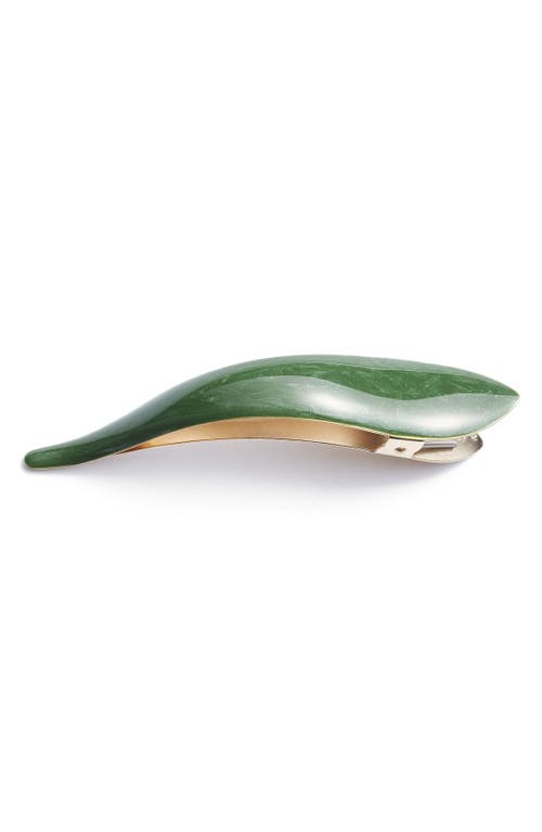 Ficcare Maximas Silky Hair Clip in Jade