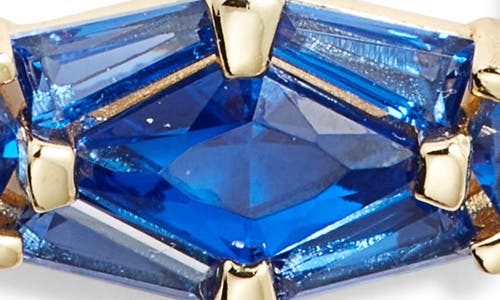 Kendra Scott Short Lindy Rae Pendant Necklace In Gold Blue Crystal