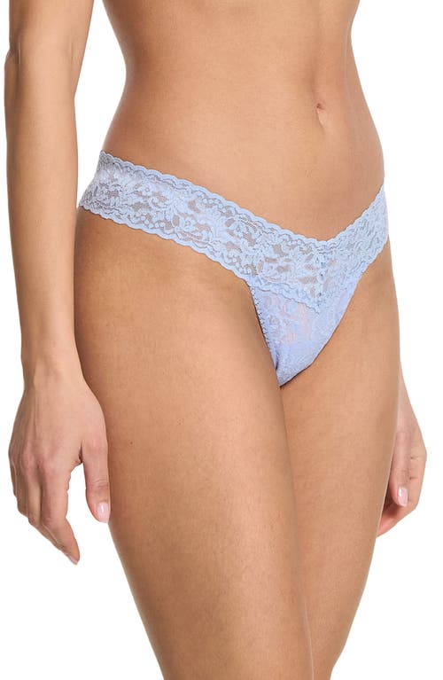 Shop Hanky Panky Signature Lace Low Rise Thong In Clarity