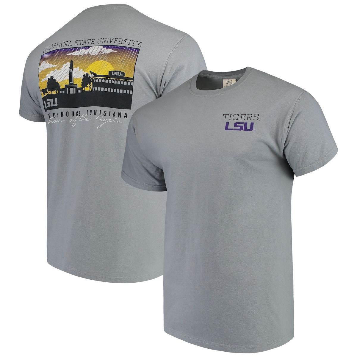 IMAGE ONE Men's Gray LSU Tigers Comfort 