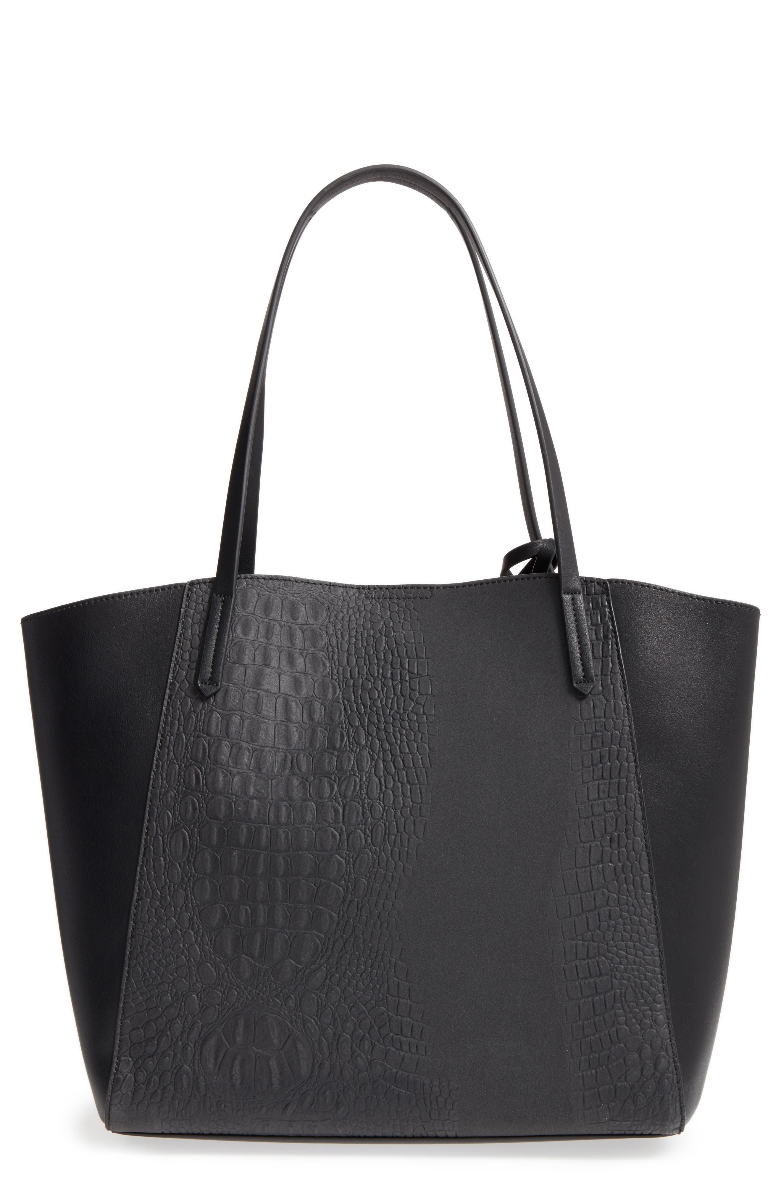 BP. Embossed Faux Leather Tote Nordstrom
