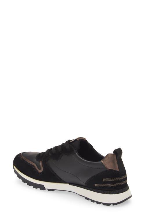 Shop Paul Green Weaver Sneaker In Black Combo