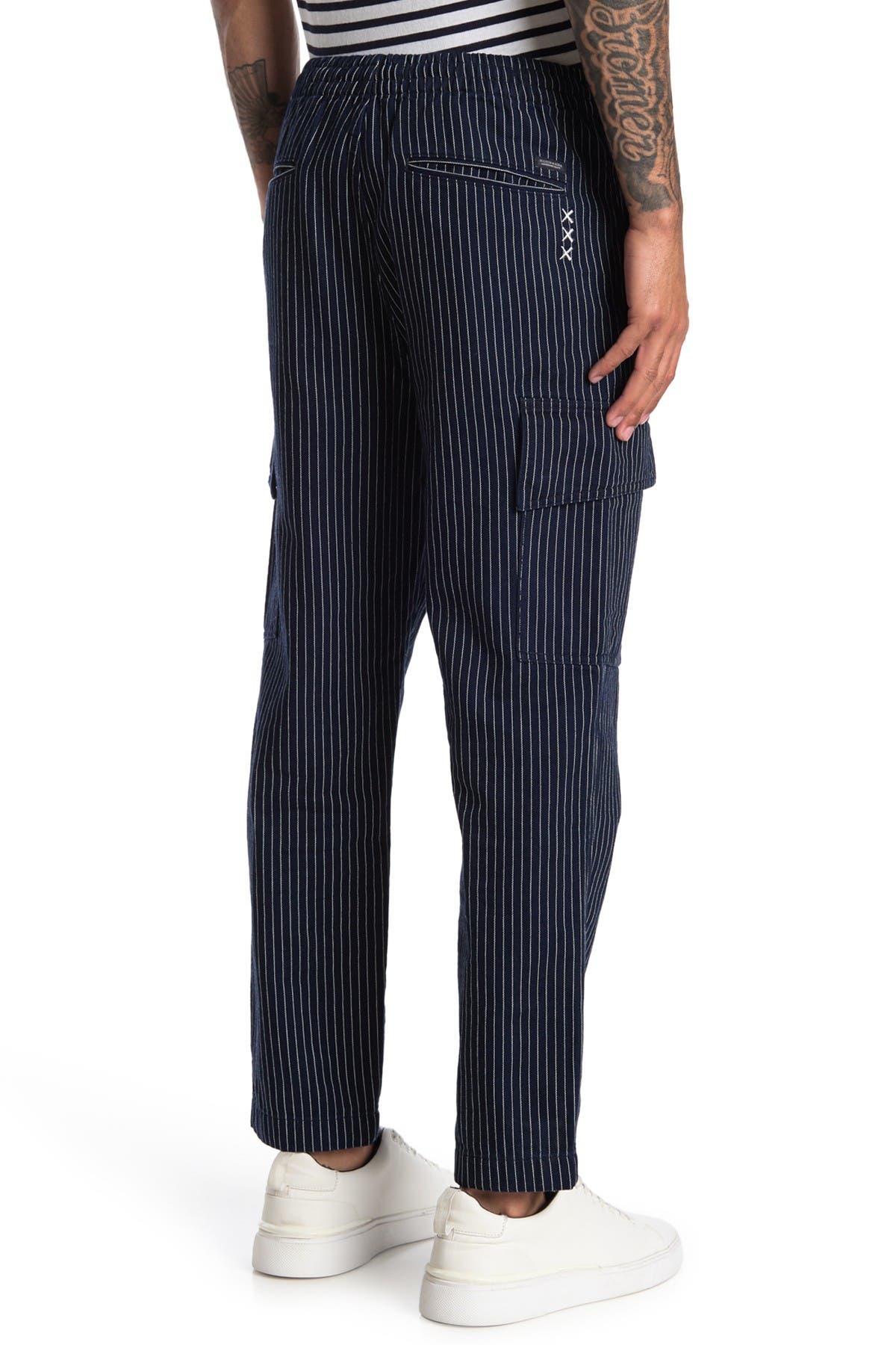pinstripe cargo pants