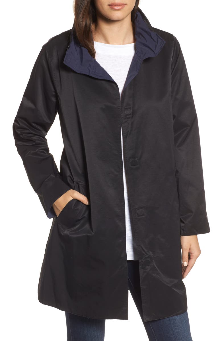 Eileen Fisher Reversible A-Line Coat (Regular & Petite) | Nordstrom