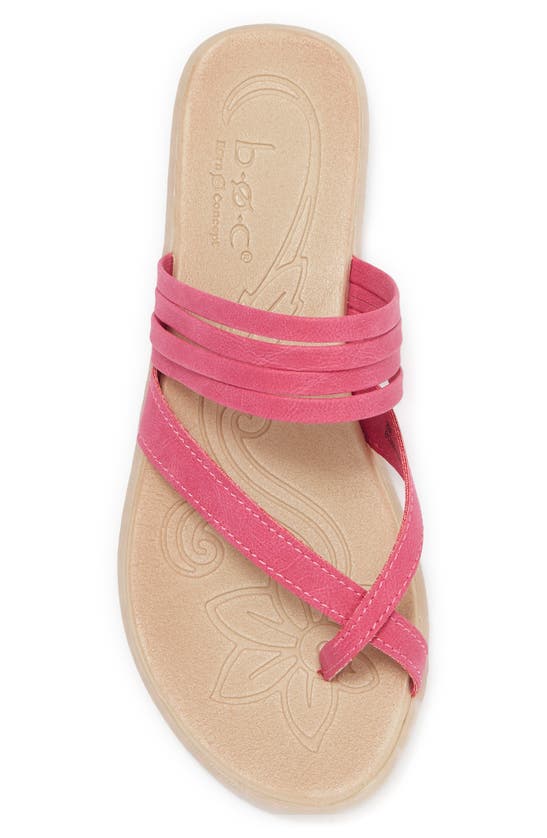 Shop B O C By Born B O C By Børn Alisha Toe Loop Sandal In Pink Nubuck