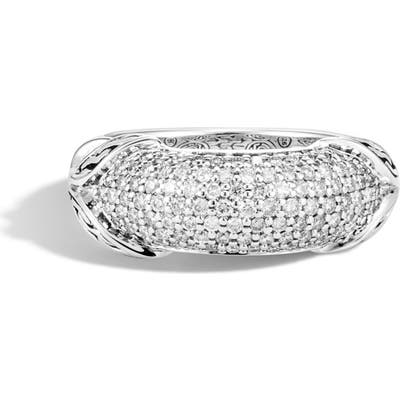 John Hardy Asli Classic Chainlink Pave Band Ring
