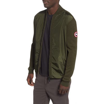 Canada Goose Windbridge Regular Fit Sweater Jacket, Green
