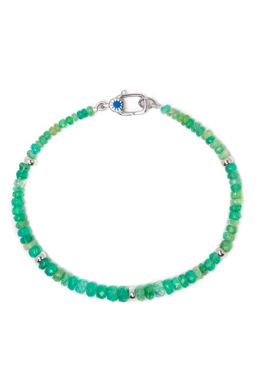 Mystical Opal Beaded Bracelet in Green