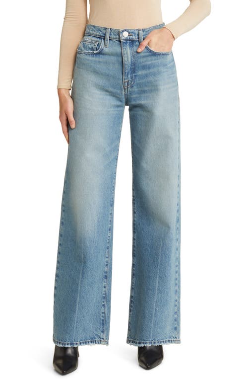 FRAME Le Jane Wide Leg Jeans Varsity Blues at Nordstrom,