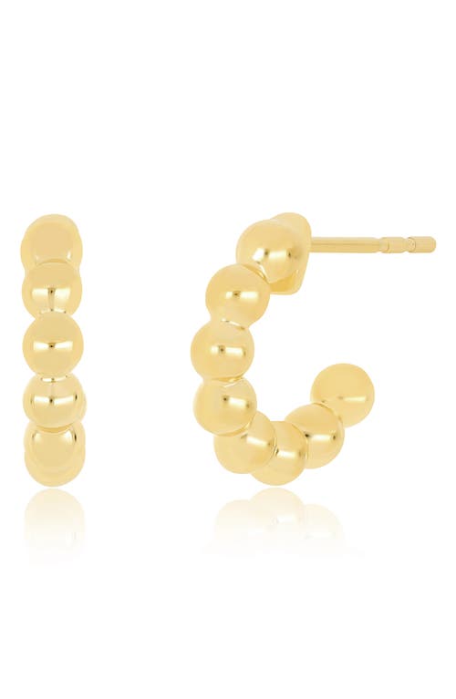 EF Collection Ball Hoop Earrings in Yellow Gold at Nordstrom