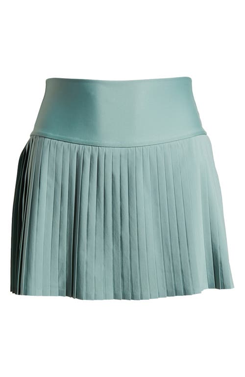 Shop Alo Yoga Alo Grand Slam Tennis Skirt In Botanical Green