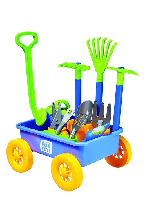 NOTHING BUT FUN Let's Garden Wagon Playset in Blue at Nordstrom