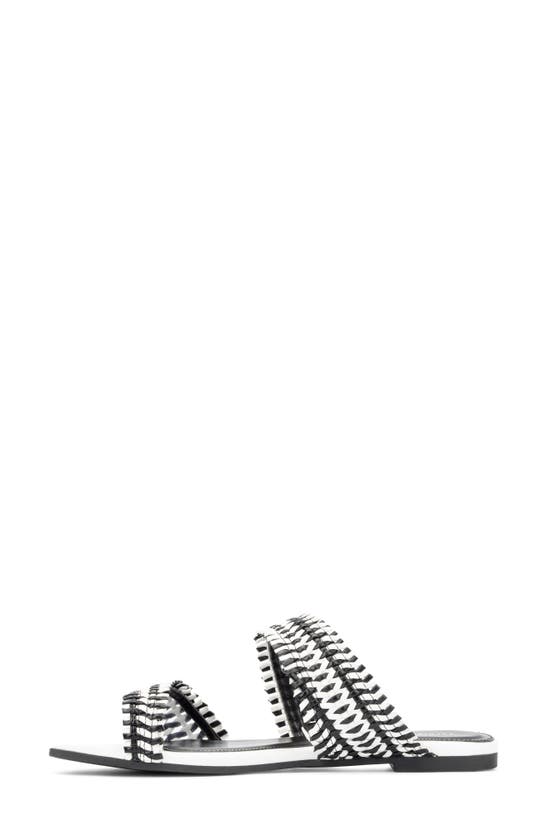 Fashion To Figure Pammy Sandal In Black/ White