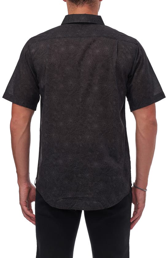 Shop Ezekiel Karve Short Sleeve Shirt In Black