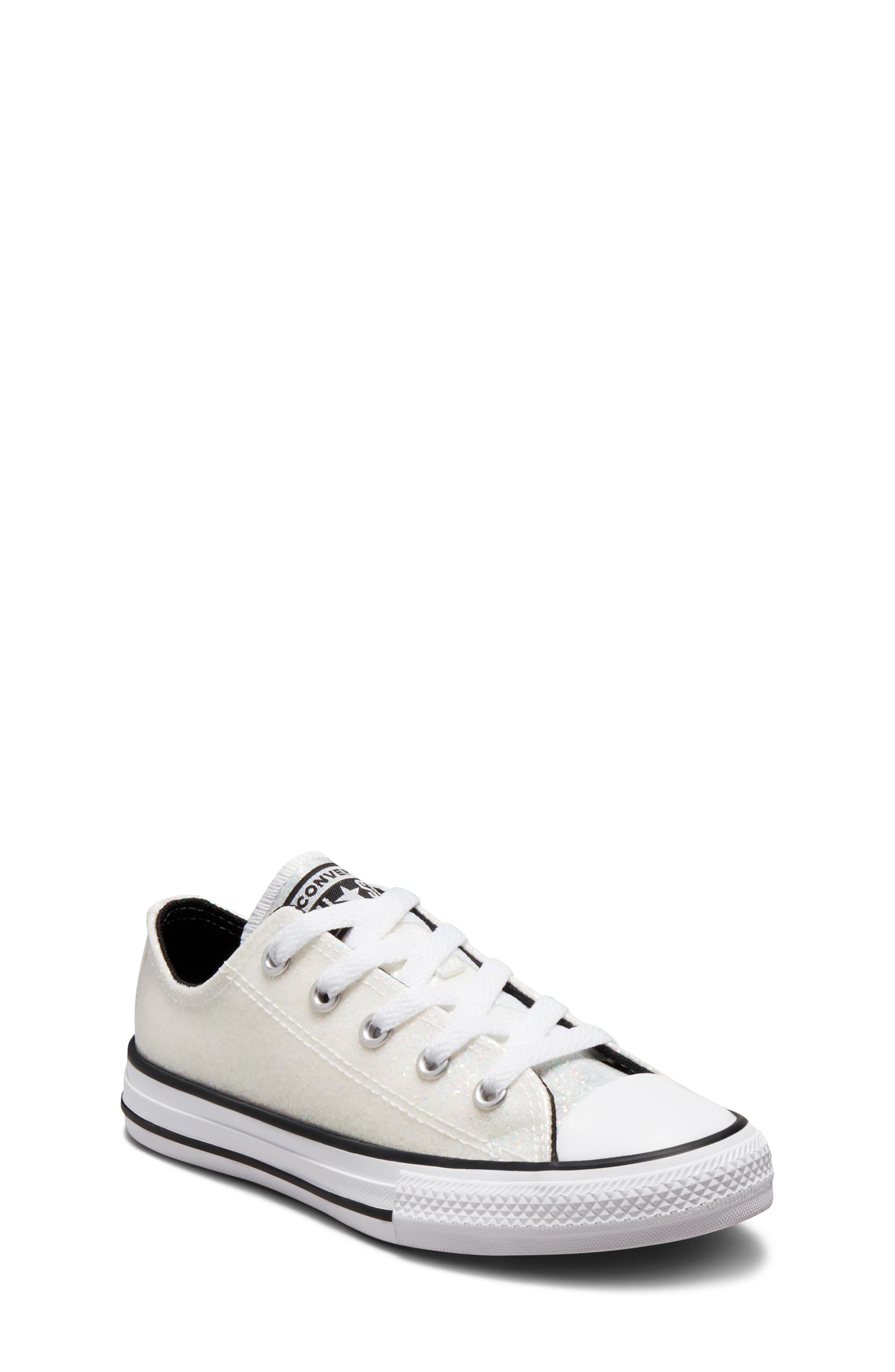 black and white glitter converse